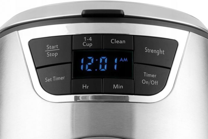 Кавоварка Catler крапельна 1.8л, мелена, для фільтр кави, чорно-сірий