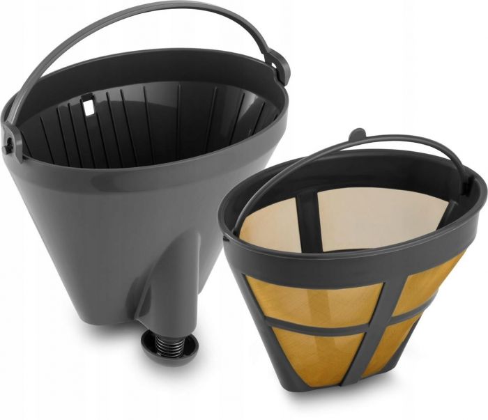 Кавоварка Catler крапельна 1.8л, мелена, для фільтр кави, чорно-сірий