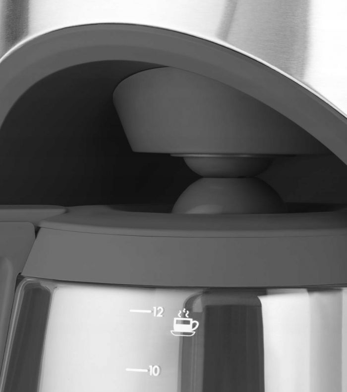 Кавоварка Catler крапельна 1.8л, мелена, для фільтр кави, чорно-сірий