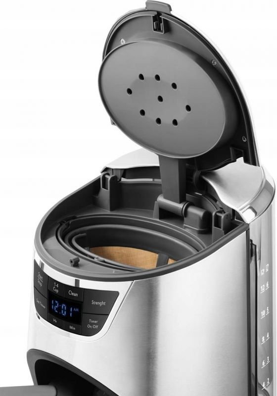 Кавоварка Catler крапельна 1.8л, мелена, для фільтр кави, чорно-сірий