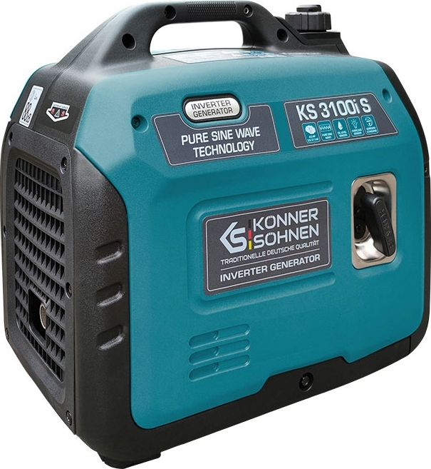 Генератор бензиновий інверторний Konner&Sohnen KS 3100i S, 230В, 3.1кВт, ручний стартер, 21.5кг