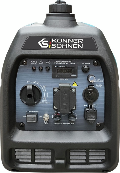 Генератор бензиновий інверторний Konner&Sohnen KS 3100i S, 230В, 3.1кВт, ручний стартер, 21.5кг