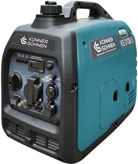 Генератор бензиновий інверторний Konner&Sohnen KS 3100i S, 230В, 3.1кВт, ручний стартер, 21.5кг