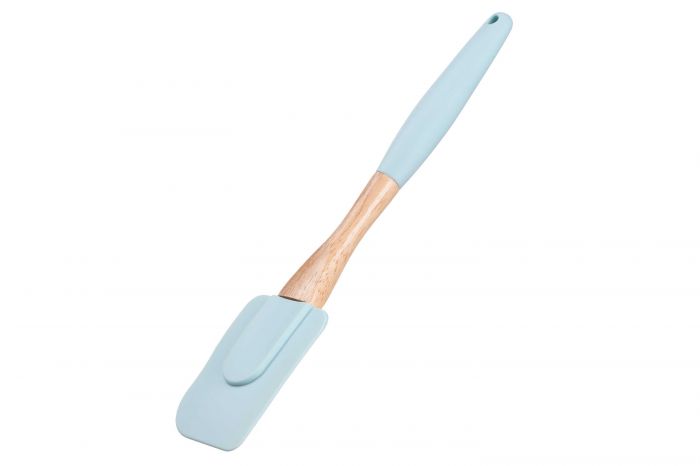 Лопатка ARDESTO Tasty Baking, 26.7см, силікон, дерево, блакитний