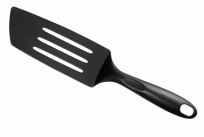 Лопатка кухонна Tefal Bienvenue, кутова, пластик, чорний