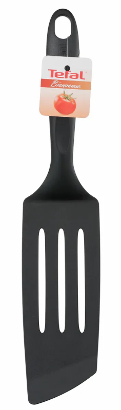 Лопатка кухонна Tefal Bienvenue, кутова, пластик, чорний
