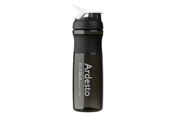 Пляшка для води ARDESTO Smart bottle, 1000мл, тритан, чорний