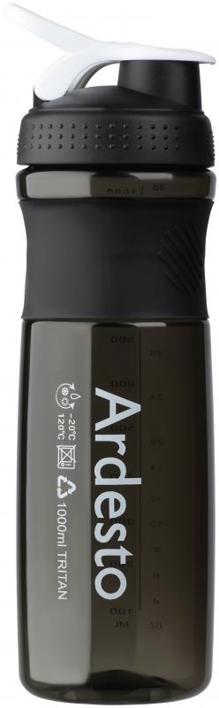 Пляшка для води ARDESTO Smart bottle, 1000мл, тритан, чорний