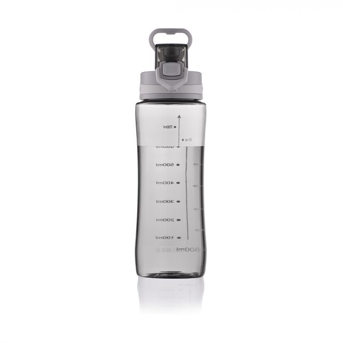 Пляшка для води ARDESTO Purity, 800мл, пластик, сірий