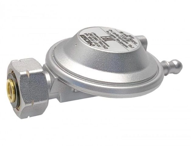 Комплект GOK підключення газового балону з вентилем Shell та KLF (редуктор 1шт, шланг 2м, хомут 2шт)