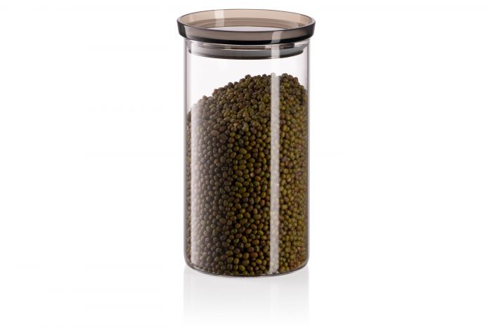 Банка для зберігання ARDESTO Fresh, 1150мл, скло, пластик, прозорий