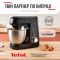 Кухонна машина Tefal Bake Partner 1100Вт, чаша-метал, корпус-пластик, насадок-8, чорний