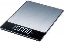 Ваги Beurer кухонні, 15кг, сенс. керування, АААx4  в комплекті, скло, нержавіюча сталь