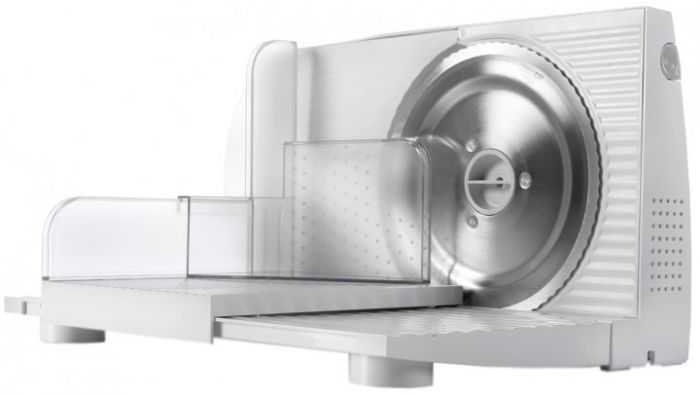 Скиборізка Gorenje, 100Вт, лезо-нержавіюча сталь, діаметр ножа-170мм, корпус-пластик, білий
