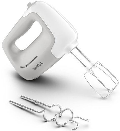Міксер Tefal ручний Prep'Mix 450Вт, насадки-4, турборежим, сірий