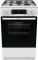 Плита Gorenje комбінована, 62л, 50x60см, дисплей, IconLed, емальовані, білий