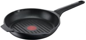 Сковорода гриль Tefal DELICIO, 26см, алюміній, бакеліт, чорний