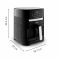 Мультипіч Tefal Easy Fry&Grill Vision Window, 1550Вт, чаша-4.2л, сенсорне керув., 10 програм, з віконцем, пластик, чорний