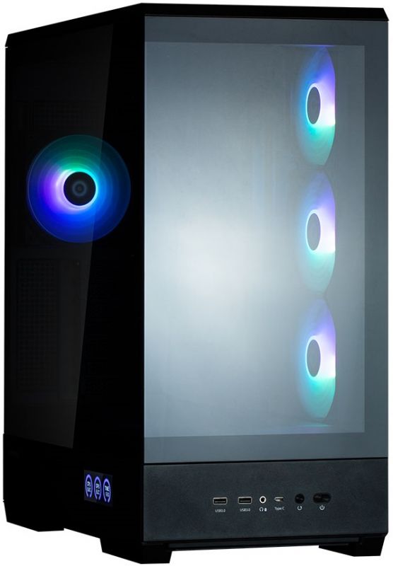 Корпус Zalman P50 DS без БЖ, 2xUSB3.0, 1xUSBType-C, 4x120мм ARGB, VGA 435мм, LCS ready, TG Side Panel, ATX, чорний