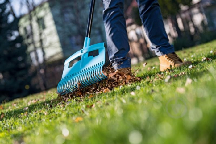 Граблі для листя Cellfast IDEAL, комплект із рукавичками BASIC, ширина 52.5 см, 178 см, 0.74 кг