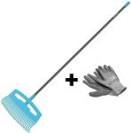 Граблі для листя Cellfast IDEAL, комплект із рукавичками BASIC, ширина 52.5 см, 178 см, 0.74 кг