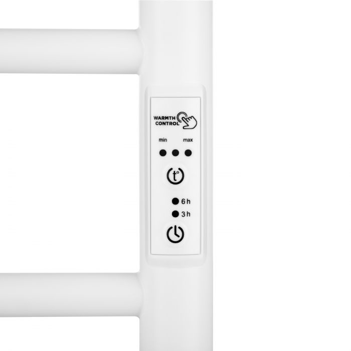 Рушникосушка ARDESTO електрична  Classik-TR K, 570х430х80мм, таймер-регулятор, сталь, білий матовий