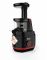 Соковитискач Tefal Juiceo шнековий 150Вт, чаша-0.8л, жмих-0.8л, насадка для цитрусових, пластик, червоно-чорний