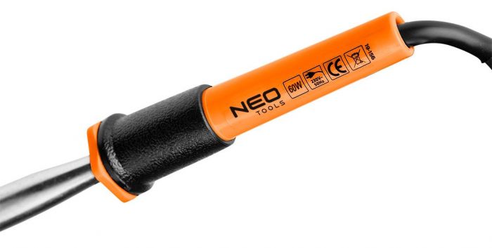 Паяльник електричний Neo Tools  60Вт 450°C нікельована мідь