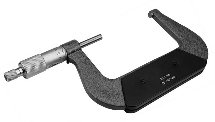 Мікрометр Neo Tools з верн'єром 75-100 мм, ±0.01 мм/м