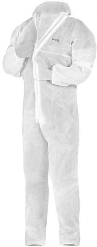 Костюм для фарбування Neo Tools, матеріал нетканий поліпропілен, щільність 50 г/м2, розмір XXXL, білий