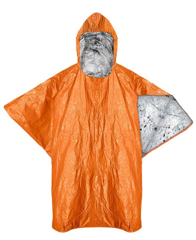 Дощовик Neo Tools, поліпропілен, водонепроникний, з системою енергозбереження, помаранчевий