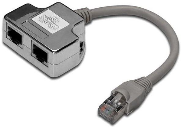 Розгалужувач DIGITUS CAT 5e STP PC-PC