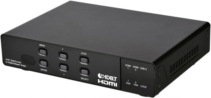 Мултиформатний Комутатор та Скейлер HDMI/USB-C/VGA в HDMI/HDBaseT Cypress CSC-109TX