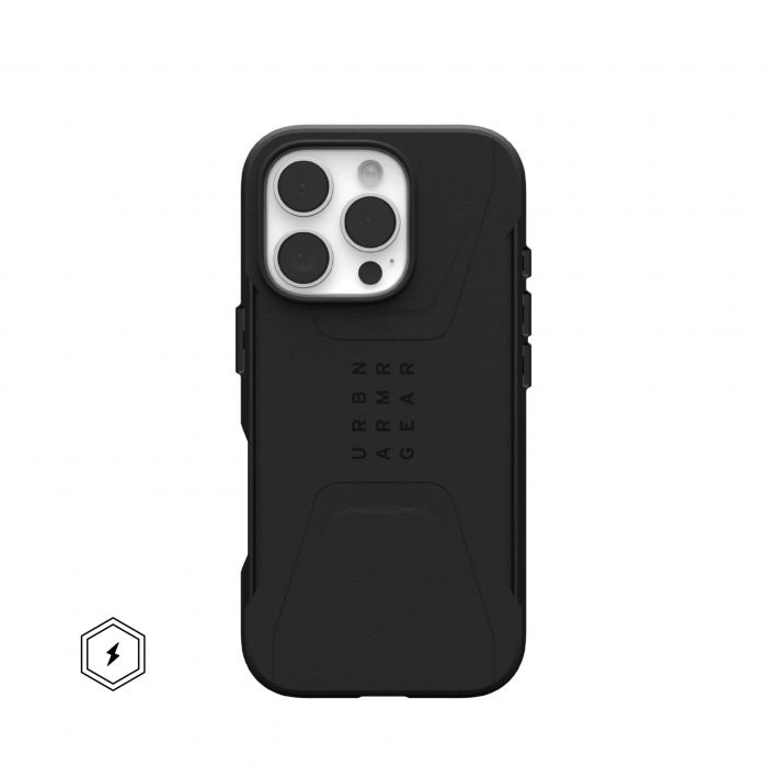 Чохол UAG для iPhone 16 Pro, Civilian Magsafe, Black