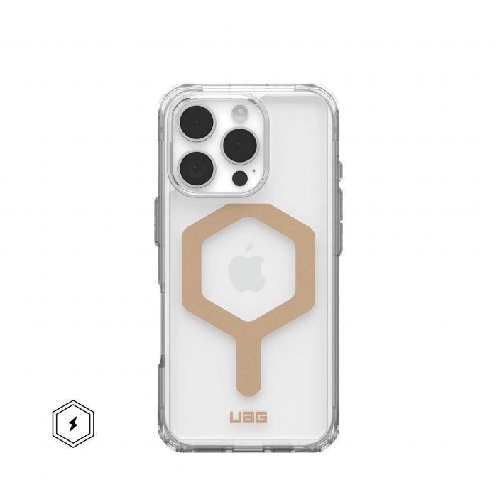 Чохол UAG для iPhone 16 Pro, Plyo Magsafe, Ice/Gold