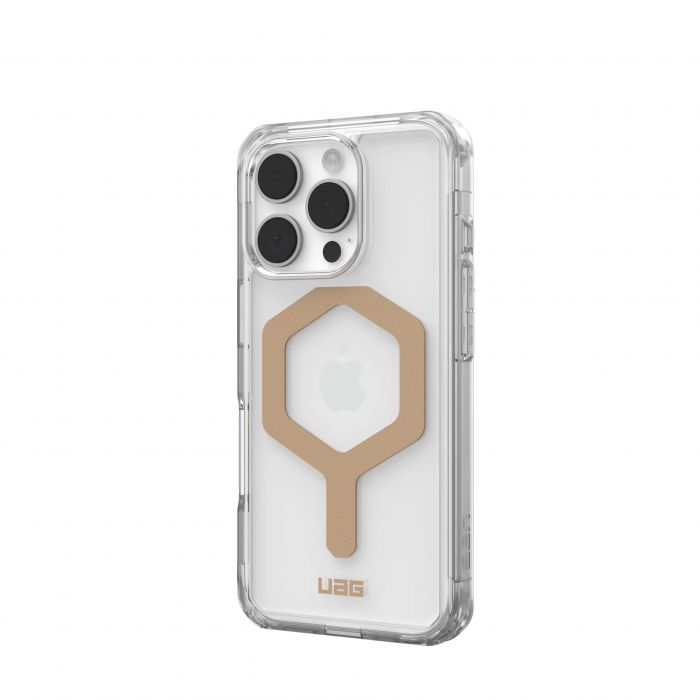 Чохол UAG для iPhone 16 Pro, Plyo Magsafe, Ice/Gold