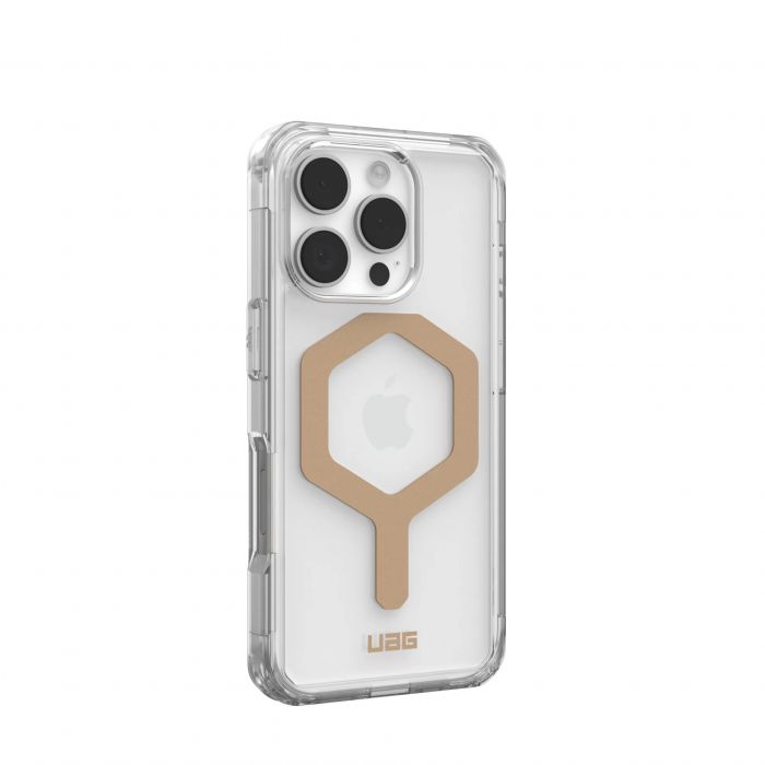 Чохол UAG для iPhone 16 Pro, Plyo Magsafe, Ice/Gold