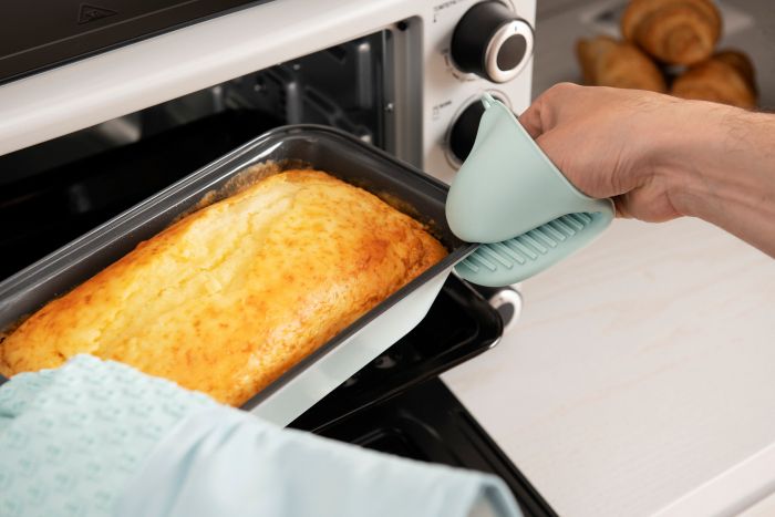 Прихватка ARDESTO Tasty Baking, 9х10х7см, силікон, блакитний