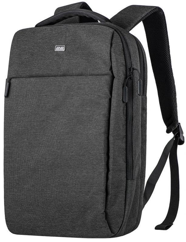Рюкзак 2E, Melange 16", чорний