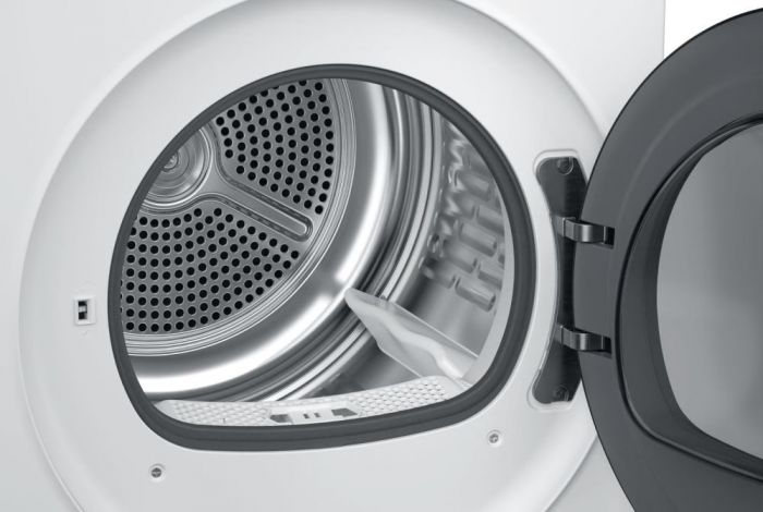 Сушильна машина Haier тепловий насос, 9кг, A+++, 59,5см, дисплей, пара, білий