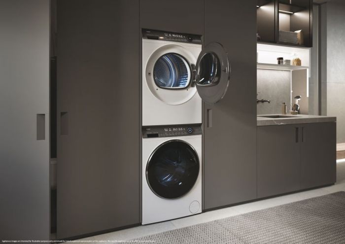 Сушильна машина Haier тепловий насос, 9кг, A+++, 59,5см, дисплей, пара, білий