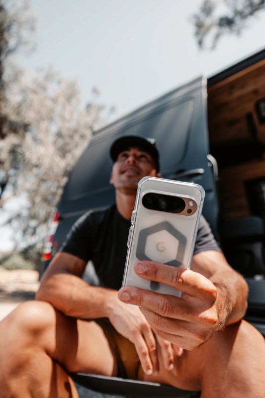 Чохол UAG для Google Pixel 9 Pro, Plyo Pro Magnetic, Ice/Silver