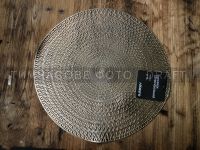 Килимок сервірувальний Ardesto, 38см, ПВХ, кругла, золотистий