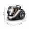 Пилосос Rowenta контейнерний Compact Power XXL Animal Kit, 900Вт, конт пил -2.5л, HEF system, бронзовий