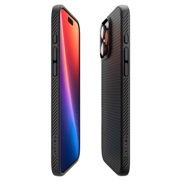 Чохол Spigen для iPhone 16 Pro Max, Liquid Air, Matte Black