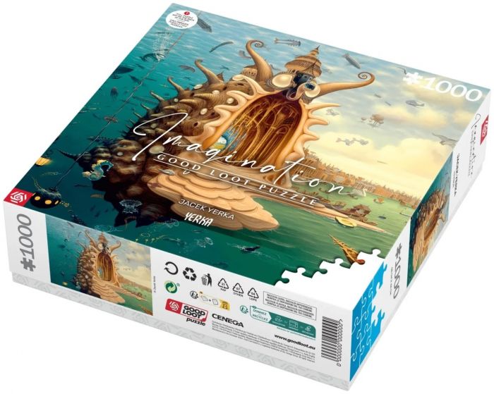 Пазл GoodLoot Imagination: Jacek Yerka Harbor 1000 ел.