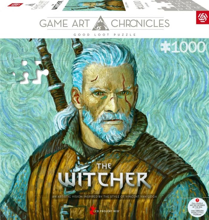 Пазл GoodLoot The Witcher Geralt of Rivia & Vincent van Gogh 1000 ел.