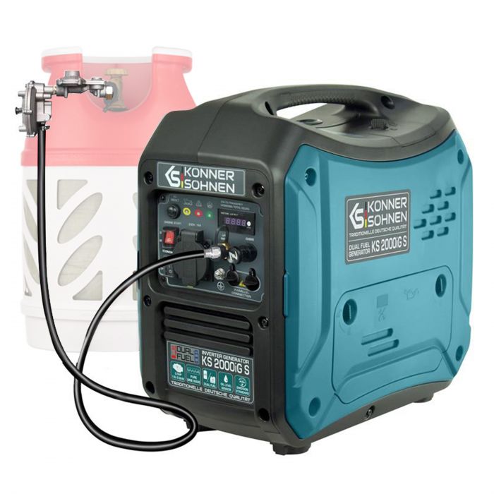 Генератор газобензиновий інверторний Konner&Sohnen KS 2000iG S, 230В, 2.0кВт, ручний запуск, 19кг