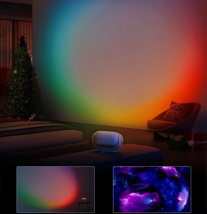 Зірковий проектор Govee H6092 Galaxy Star Projector, RGB, WI-FI/Bluetooth, білий
