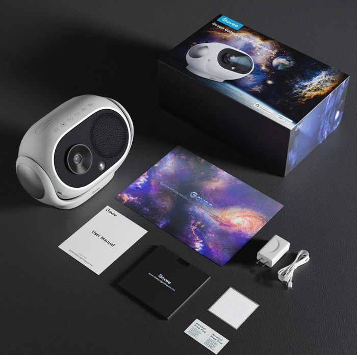 Зірковий проектор Govee H6092 Galaxy Star Projector, RGB, WI-FI/Bluetooth, білий